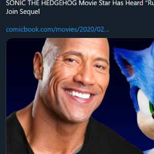 The Rock in sonic sequel...